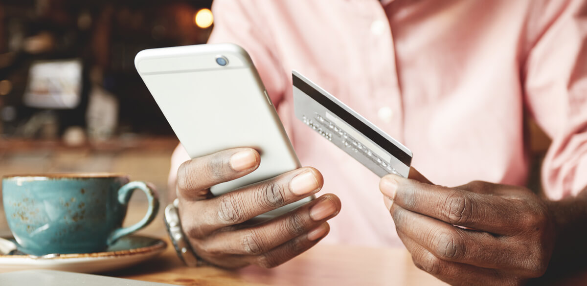 Making a card payment on a mobile